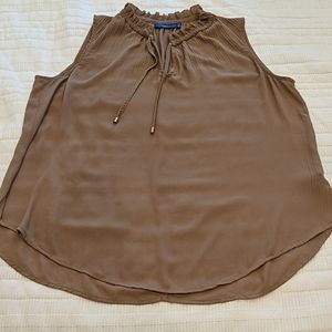 Apt 9 Tan Sleeveless Blouse